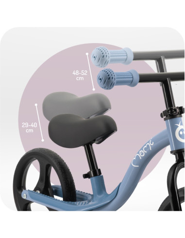 KC-ROBI00075,Bicicleta fara pedale cu roti led, momi isoka - blue