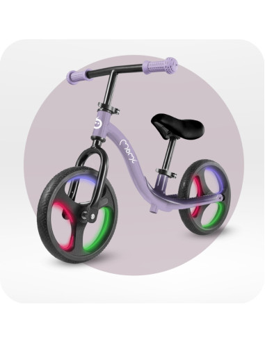 KC-ROBI00077,Bicicleta fara pedale cu roti led, momi isoka - purple