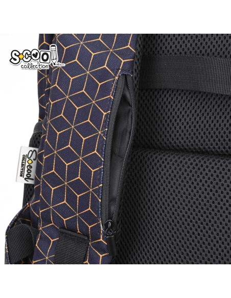 SC2955,Ghiozdan ergonomic S-COOL SC2955, 40x29x14 cm, Motiv next level