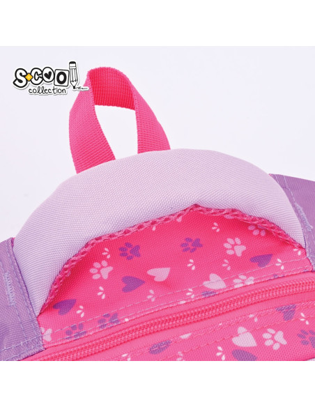 SC2993,Ghiozdan 3D S-COOL SC2993, 30x22x42 cm, Motiv kitty love