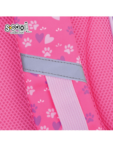 SC2993,Ghiozdan 3D S-COOL SC2993, 30x22x42 cm, Motiv kitty love