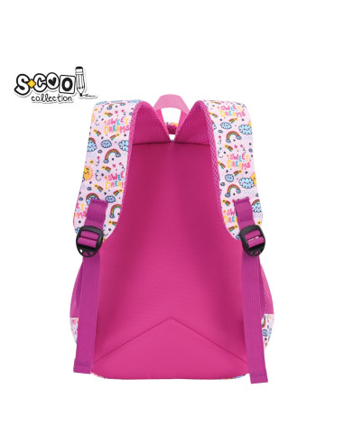 SC2999,Ghiozdan gradinita S-COOL SC2999, 34x23x14 cm, Motiv sweet dreams