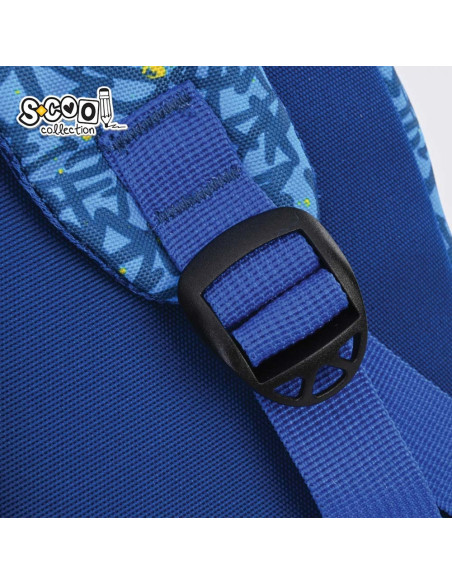 SC3002,Ghiozdan gradinita S-COOL SC3002, 34x23x14 cm, Motiv super duper