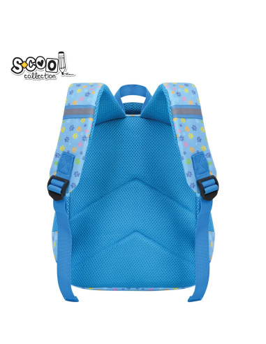 SC3006,Ghiozdan gradinita S-COOL SC3006, 30x25x14 cm, Motiv be happy