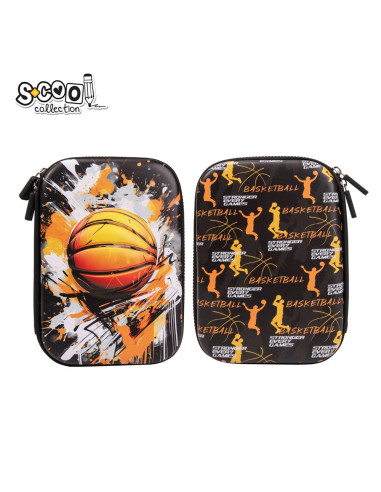 SC3020,Penar neechipat 3D S-COOL SC3020, 22.5x15.5x5.2 cm, Motiv basketball