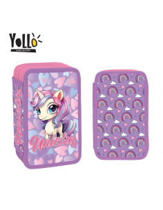 Penar echipat, 3 fermoare, 38 piese, UNICORN - YOLLO 2