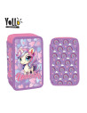 YL128,Penar echipat cu 3 fermoare, 38 piese YOLLO YL128, Motiv unicorn