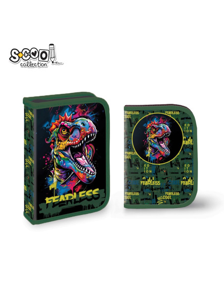 SC2907,Penar echipat cu 1 fermoar, 2 extensii, 32 piese S-COOL SC2907, Motiv fearless