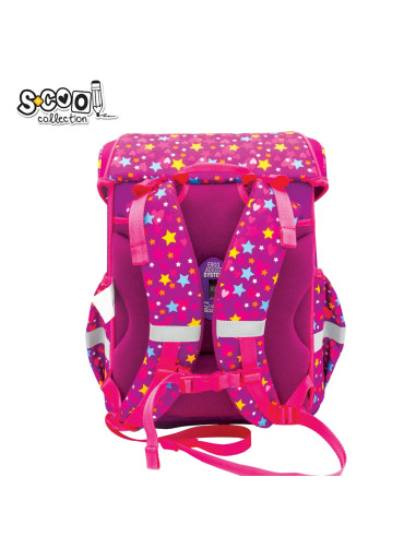 SC2956,Ghiozdan anatomic Premium S-COOL SC2956, 42x30x22 cm, Motiv unicorn