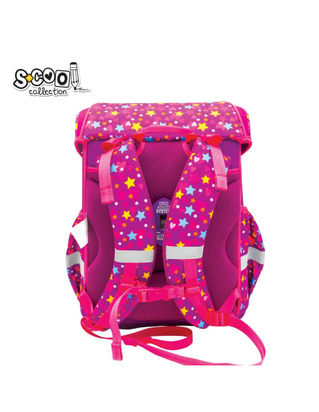 SC2956,Ghiozdan anatomic Premium S-COOL SC2956, 42x30x22 cm, Motiv unicorn