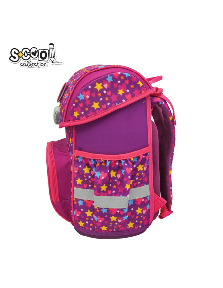 SC2956,Ghiozdan anatomic Premium S-COOL SC2956, 42x30x22 cm, Motiv unicorn