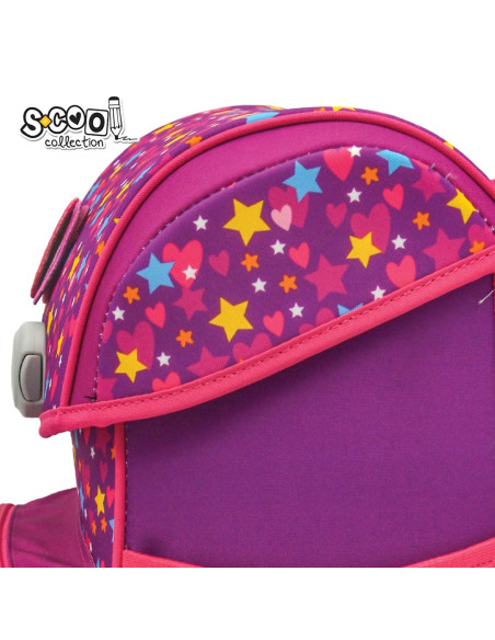 SC2956,Ghiozdan anatomic Premium S-COOL SC2956, 42x30x22 cm, Motiv unicorn