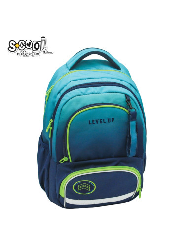 SC2967,Ghiozdan ergonomic compartiment laptop S-COOL SC2967, 42x31x16 cm, Level up SC2967,Ghiozdan ergonomic compartiment laptop S-COOL SC2967, 42x31x16 cm, Level up