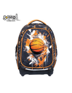 Ghiozdan anatomic BASKETBALL, 39x33x18 cm - S-COOL 2