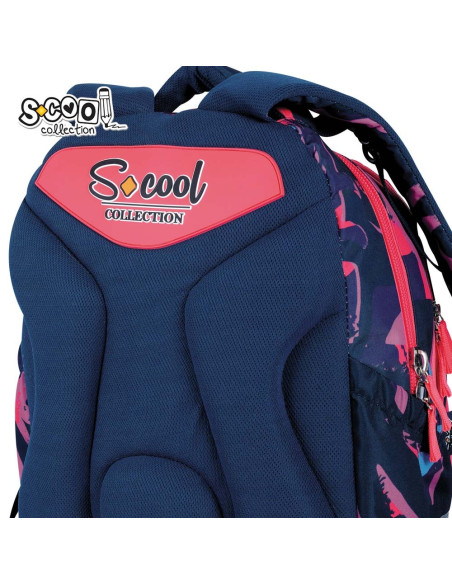 SC2972,Ghiozdan anatomic S-COOL SC2972, 41x28x17 cm, Motiv light stripes SC2972,Ghiozdan anatomic S-COOL SC2972, 41x28x17 cm, Motiv light stripes