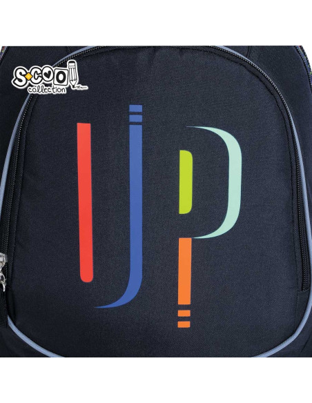 SC2977,Ghiozdan anatomic S-COOL SC2977, 41x28x17 cm, Motiv light up