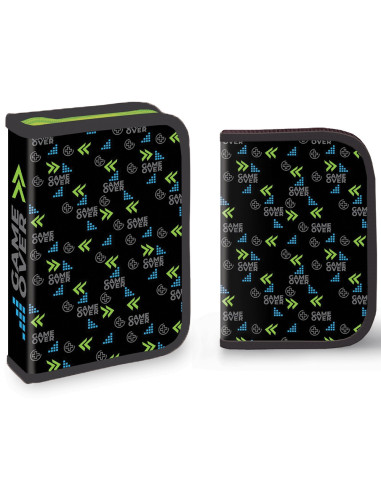 SC2910,Penar echipat cu 1 fermoar si 2 extensii, 32 piese S-COOL SC2910, Game over