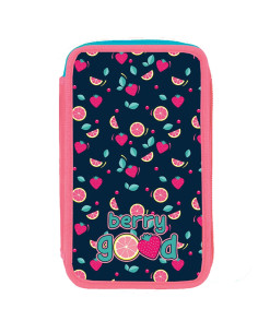 SC2937,Penar neechipat cu 3 fermoare S-COOL SC2937, Berry good 2