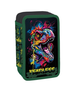 SC2940,Penar neechipat cu 3 fermoare S-COOL SC2940, Motiv fearless