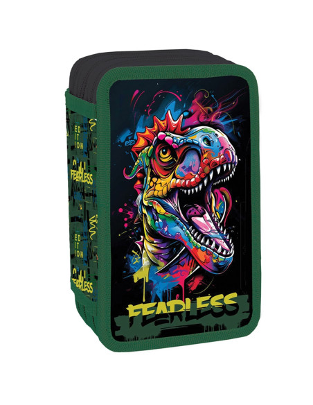 SC2940,Penar neechipat cu 3 fermoare S-COOL SC2940, Motiv fearless SC2940,Penar neechipat cu 3 fermoare S-COOL SC2940, Motiv fearless