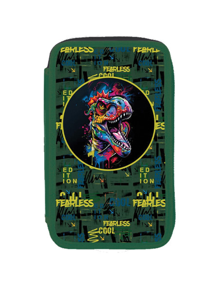 SC2940,Penar neechipat cu 3 fermoare S-COOL SC2940, Motiv fearless SC2940,Penar neechipat cu 3 fermoare S-COOL SC2940, Motiv fearless