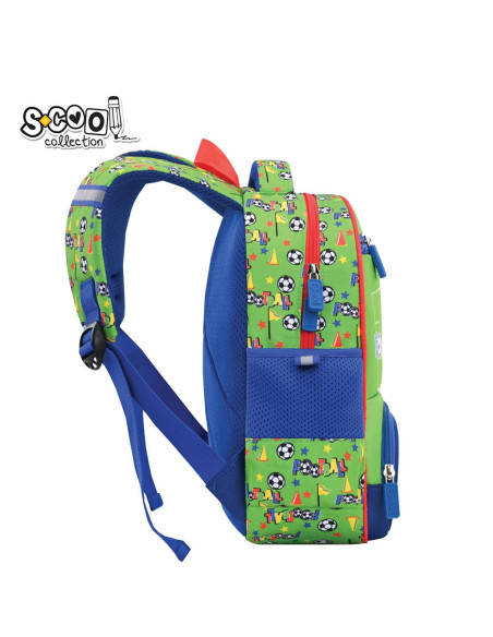 SC3007,Ghiozdan gradinita FOOTBALL FUN, 30x25x14 cm - S-COOL