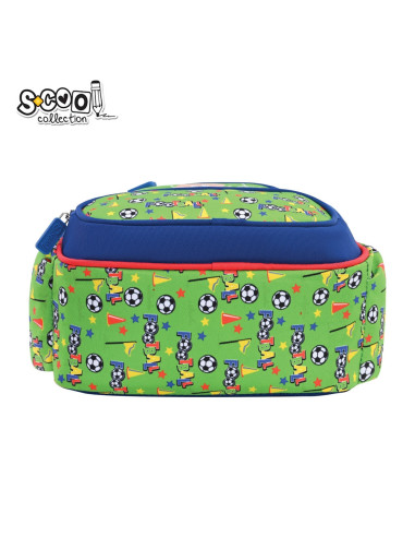 SC3007,Ghiozdan gradinita FOOTBALL FUN, 30x25x14 cm - S-COOL