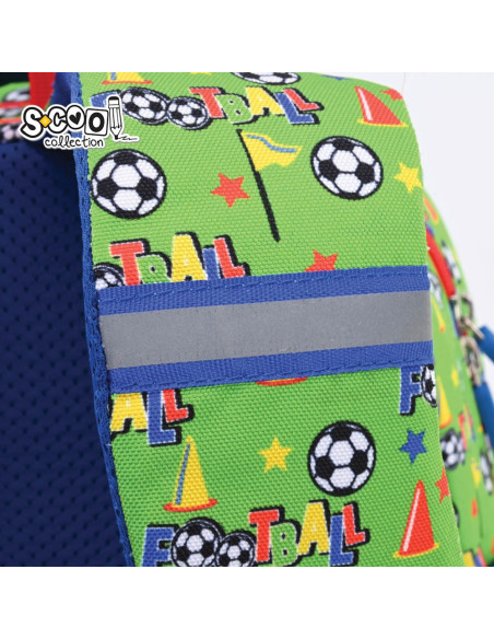 SC3007,Ghiozdan gradinita FOOTBALL FUN, 30x25x14 cm - S-COOL