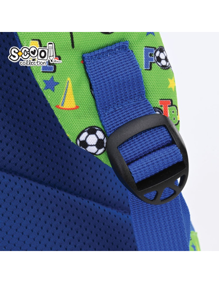 SC3007,Ghiozdan gradinita FOOTBALL FUN, 30x25x14 cm - S-COOL