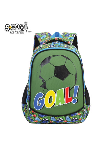 SC3001,Ghiozdan gradinita GOAL, 34x23x14 cm - S-COOL