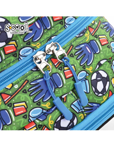 SC3001,Ghiozdan gradinita GOAL, 34x23x14 cm - S-COOL