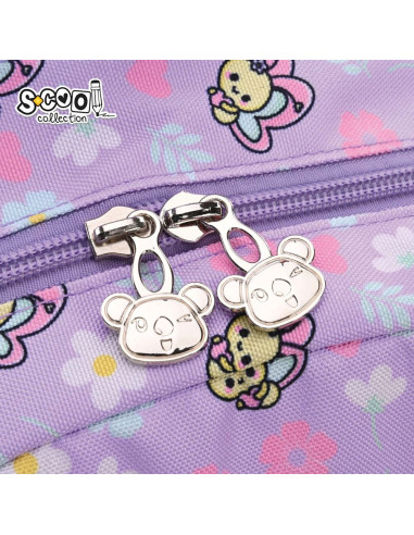 SC3009,Ghiozdan gradinita LITTLE BUTTERFLY, 30x24x9 cm - S-COOL