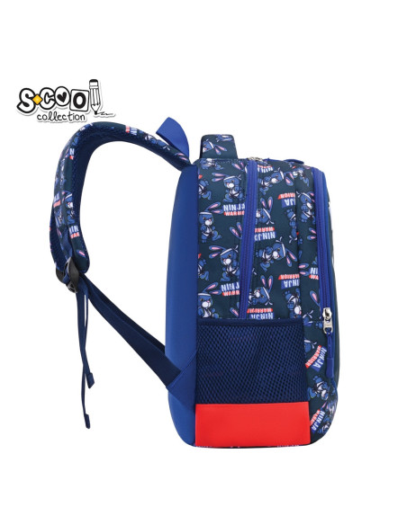 SC3003,Ghiozdan gradinita NINJA WARRIOR, 34x23x14 cm - S-COOL