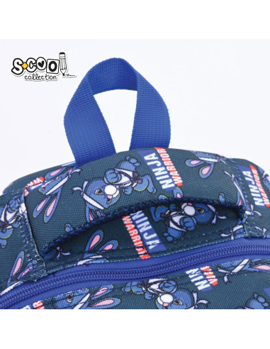 SC3003,Ghiozdan gradinita NINJA WARRIOR, 34x23x14 cm - S-COOL