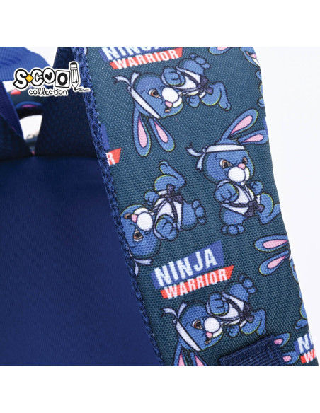 SC3003,Ghiozdan gradinita NINJA WARRIOR, 34x23x14 cm - S-COOL