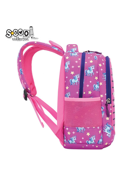 SC3000,Ghiozdan gradinita UNICORN, 34x23x14 cm - S-COOL
