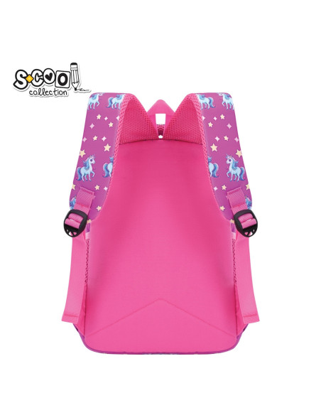 SC3000,Ghiozdan gradinita UNICORN, 34x23x14 cm - S-COOL