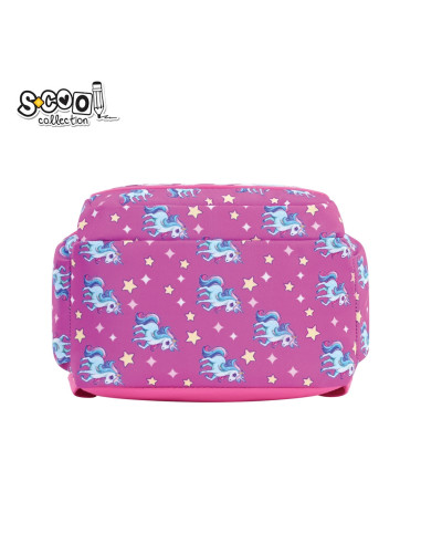 SC3000,Ghiozdan gradinita UNICORN, 34x23x14 cm - S-COOL
