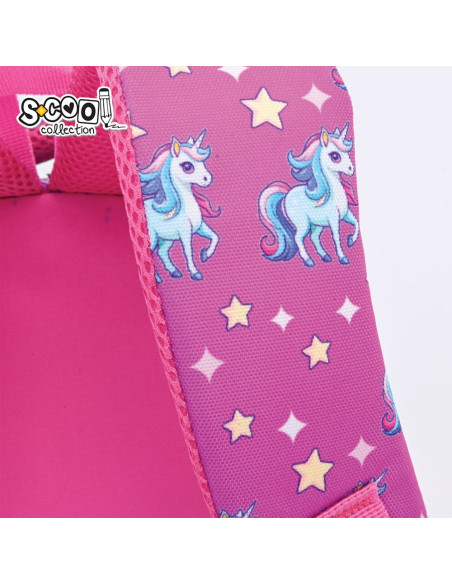 SC3000,Ghiozdan gradinita UNICORN, 34x23x14 cm - S-COOL