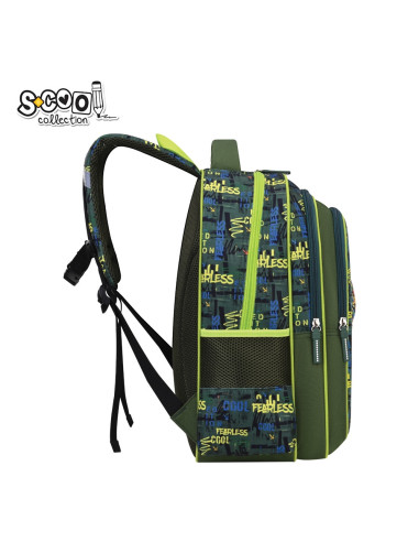 SC2996,Ghiozdan 3D ergonomic FEARLESS, 43x30x22 cm - S-COOL SC2996,Ghiozdan 3D ergonomic FEARLESS, 43x30x22 cm - S-COOL