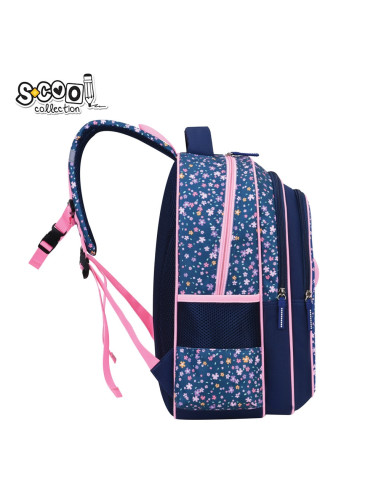 SC2991,Ghiozdan 3D ergonomic PINK HEART, 42x30x22 cm - S-COOL