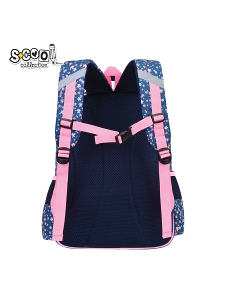 SC2991,Ghiozdan 3D ergonomic PINK HEART, 42x30x22 cm - S-COOL