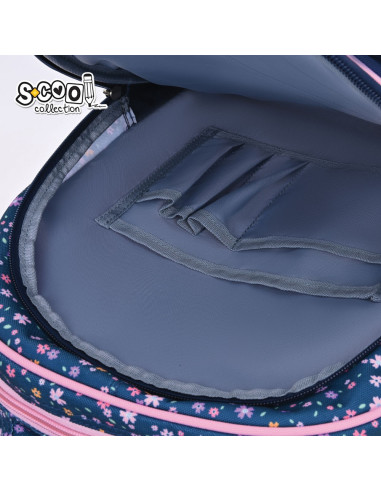 SC2991,Ghiozdan 3D ergonomic PINK HEART, 42x30x22 cm - S-COOL