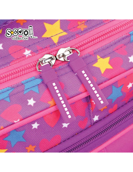 SC2990,Ghiozdan 3D ergonomic UNICORN, 42x30x22 cm - S-COOL