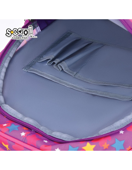 SC2990,Ghiozdan 3D ergonomic UNICORN, 42x30x22 cm - S-COOL
