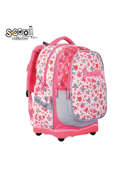 SC2944,Ghiozdan anatomic BEAUTIFUL, 39x33x18 cm - S-COOL