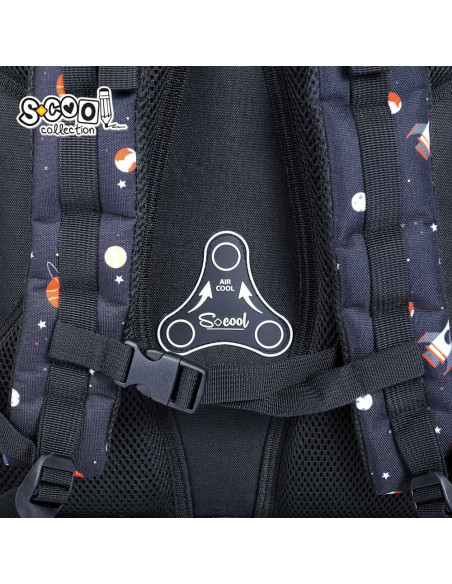 SC2947,Ghiozdan anatomic DREAM BIG, 39x33x18 cm - S-COOL SC2947,Ghiozdan anatomic DREAM BIG, 39x33x18 cm - S-COOL