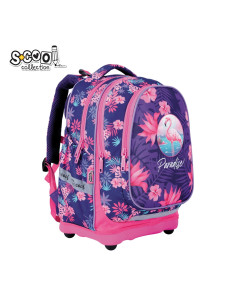 Ghiozdan anatomic FLAMINGO, 39x33x18 cm - S-COOL 2