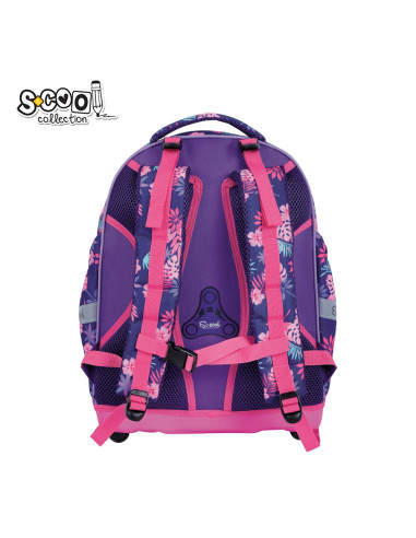 SC2943,Ghiozdan anatomic FLAMINGO, 39x33x18 cm - S-COOL SC2943,Ghiozdan anatomic FLAMINGO, 39x33x18 cm - S-COOL