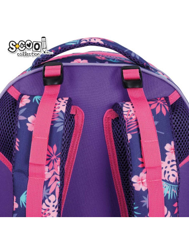 SC2943,Ghiozdan anatomic FLAMINGO, 39x33x18 cm - S-COOL SC2943,Ghiozdan anatomic FLAMINGO, 39x33x18 cm - S-COOL